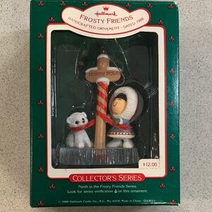 Hallmark Frosty Friends 1988 Handcrafted Ornament